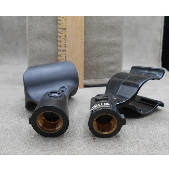 Microphone Stand Mount Holder Mic Clip Lot: Shure & Rhythm Tech - Picture 6 of 6